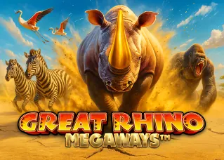 เครดิตฟรี50 ยืนยันเบอร์ Great Rhino Megaways ทดลองเล่นฟรี